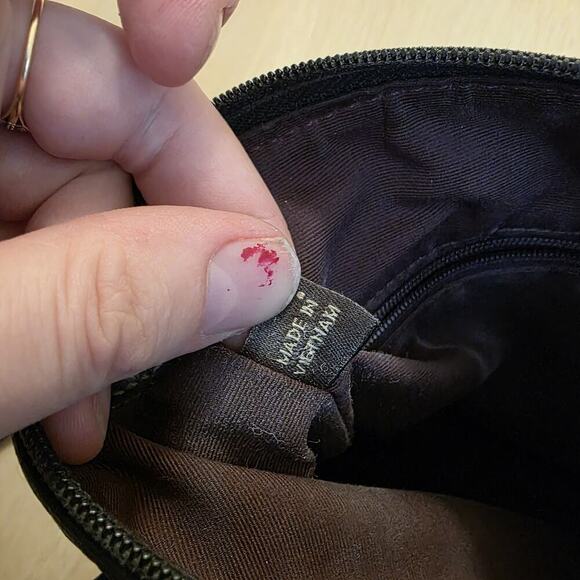 Coach Black Pebbled Leather Crossbody Classic Minimalist Hamilton Small Purse - Picture 10 of 10